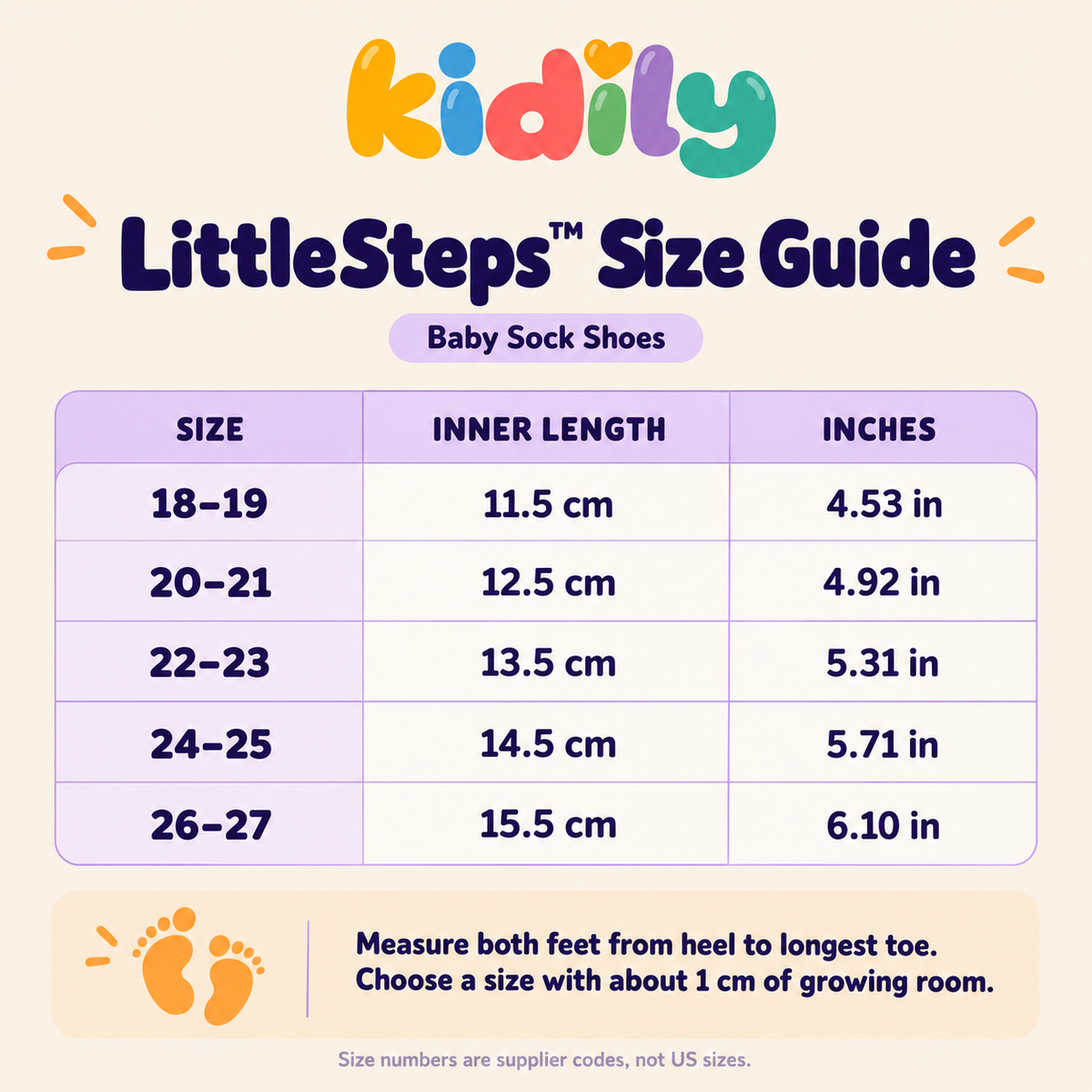 LittleSteps™ – Baby First Walker Sock Shoes