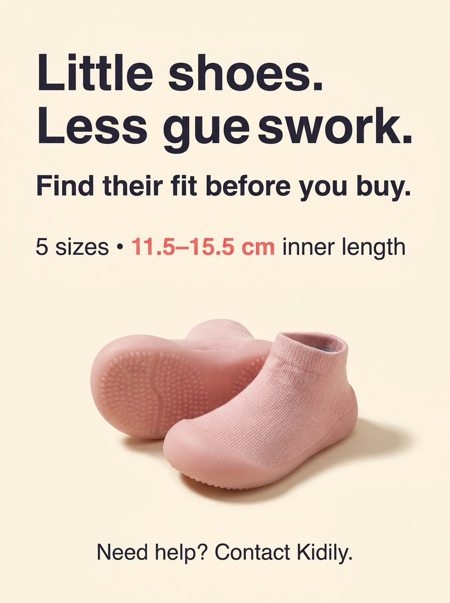 LittleSteps™ – Baby First Walker Sock Shoes