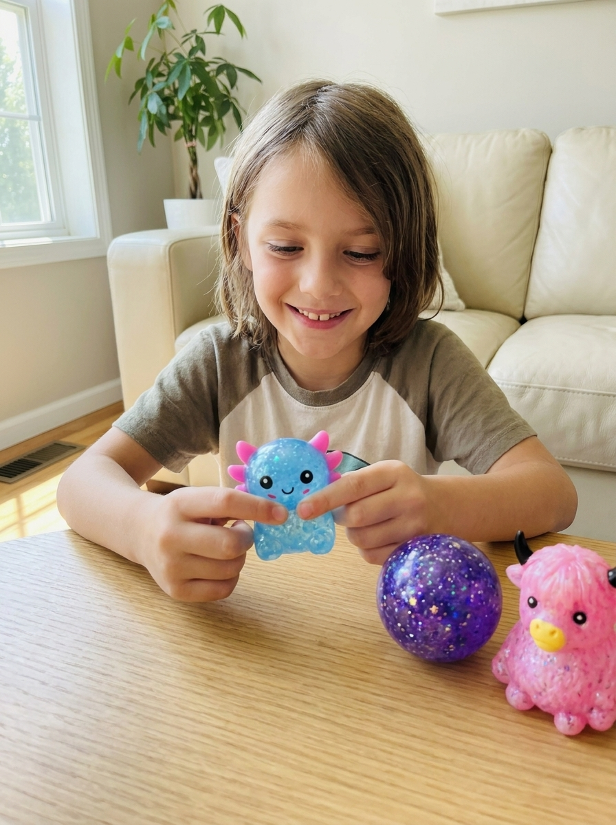 JOYIN Squishy Fun Box - 8 Piece Sensory Toy Gift Set